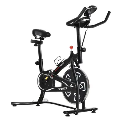 HOMCOM Exercise Training Bike Indoor Cycling Bicycle Trainer LCD Monitor