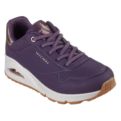 (6 UK, Dark Purple) Skechers Womens/Ladies Uno Shimmer Away Trainers