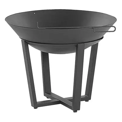 Charcoal Fire Pit Black KEDUNG