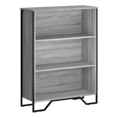 (grey sonoma, x x cm) vidaXL Bookcase Bookshelf Book Rack Storage Cabinet Sonoma Oak Engineered 