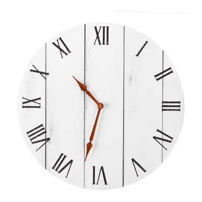 11 Inch DIY Wooden Wall Clock Diameter 28CM Round Room Home Bar Office Decor