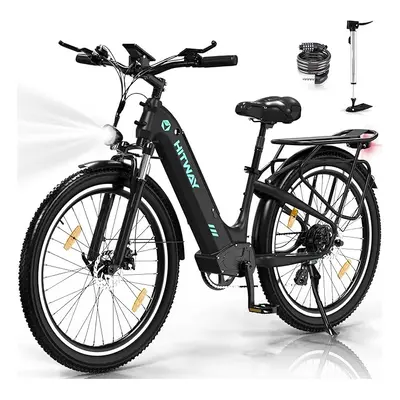 HITWAY Bk16 E-Bike, 250W City E bike,48V 18Ah Removable Battery Max