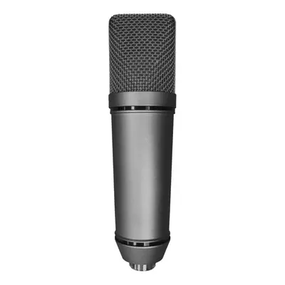 (D) 25mm Large Diaphragm Live Recording Condenser Microphone Set for Karaok With Microphone Shoc