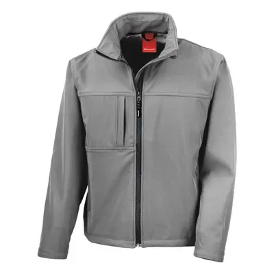 (M, Workguard Grey) Result Mens Classic Soft Shell Jacket