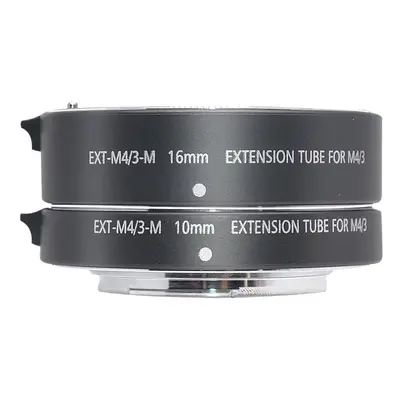 10mm+16mm Metal Macro Auto Focus AF Extension Tube Ring Macro Close-up Lens Adapter for Panasoni