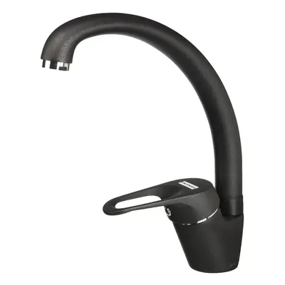 Franke 115.0275.365 High Pressure Fragranite Kitchen Tap with Fixed Spout - Onyx