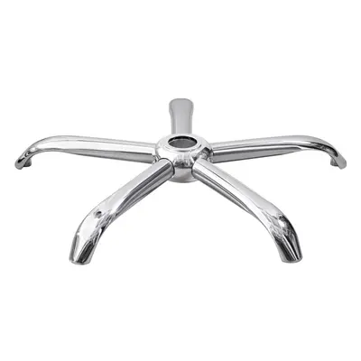 Charles Jacobs 25" Chrome Spoke Large Star Swivel Chair Seat Base Big Replacement Heavy Duty