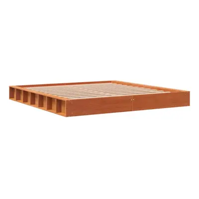 (180 x cm) vidaXL Bed Frame Home Wooden Bedstead Bed Base Mattress Foundation Solid Wood