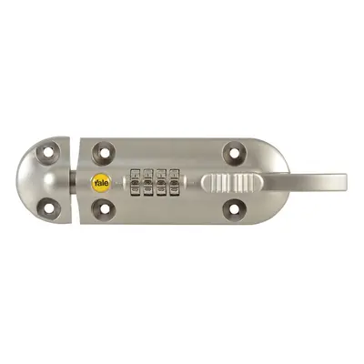 Yale mm Combination Locking Bolt - ideal for use on sheds and gates