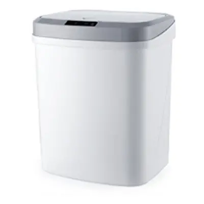 (White, Type B) 12L/15L Eletric Automatic Sensor Kitchen Dustbin Waste Bin Rubbish Trashcan