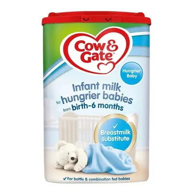 Cow & Gate Infant Milk for Hungrier Babies - From Birth - 800g