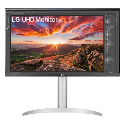 LG 27UP650-W Monitor 27â UHD (3840 x 2160) IPS Display, VESA DisplayHDR 400, DCI-P3 95% Color 