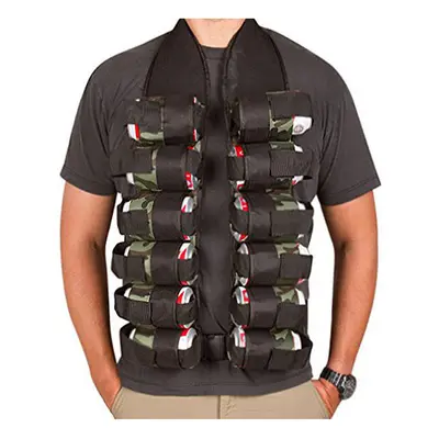 12x Bottles Holster Tactical Belt Outdoor Party Bottle Vest