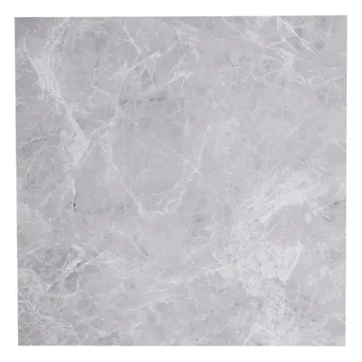 (#1) 24Pcs 5mÂ² Square Marble Texture Self-adhesive PVC Flooring Tiles