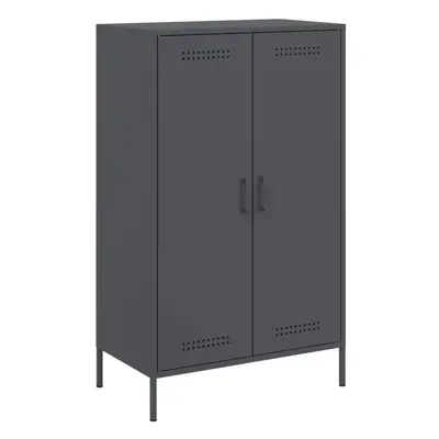 (anthracite) vidaXL Highboard Sideboard Cabinet Home Storage Cupboard Olive Green Steel