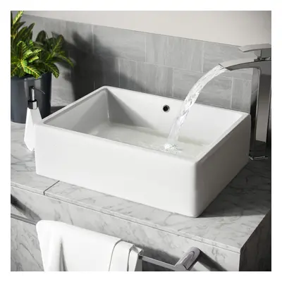 Leven x 360mm Cloakroom Rectangle Stand Alone Counter Top Basin Sink