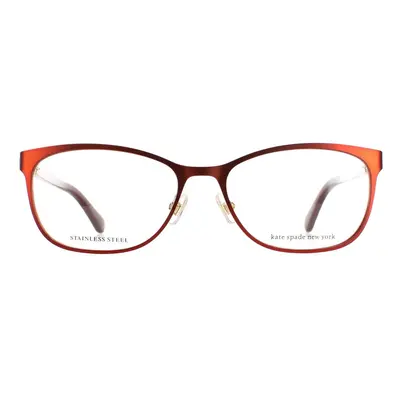 Kate Spade Glasses Frames Jonae LHF Burgundy Women