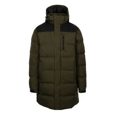 (S, Dark Vine) Trespass Mens Padded Jacket with Hood Clipster