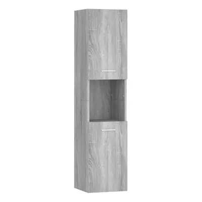 (Grey sonoma) vidaXL Bathroom Cabinet Washroom Storage Shelf Laundry Cabinet Engineered Wood