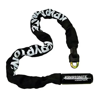 Kryptonite Keeper Integrated Bicycle Lock Chain Bike Lock, 33.5-Inch, Black