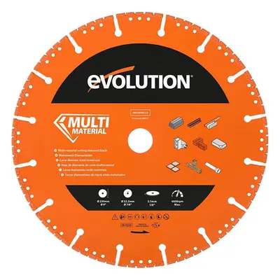 Evolution (MD230SEG-CS) - mm Multi Material Diamond Blade For Disc Cutters - Superior Quality Di