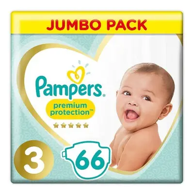 Pampers Premium Protection Baby Nappies Size Disposable Cotton - Jumbo Pack