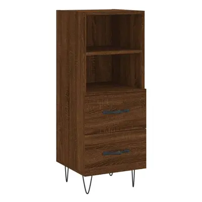 (brown oak) vidaXL Sideboard Storage Side Cabinet Cupboard Sonoma Oak Engineered Wood