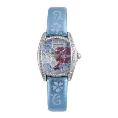 Hello Kitty CT.7094SS-12 Stainless Steel Light Blue Leather Watch