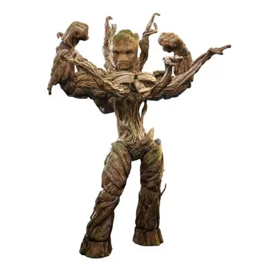 Figure Hot Toys MMS707 - Marvel Comics - Guardians Of The Galaxy Vol.3 - Groot Deluxe Version