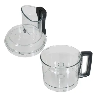 Magimix Mixer Bowl + Lid Cover for CS5200XL Food Processor (Clear with Black Handle, N, 17333)