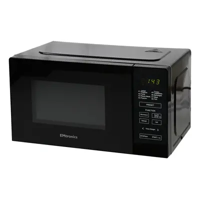 EMtronics Litre Microwave 700W with Grill - Black