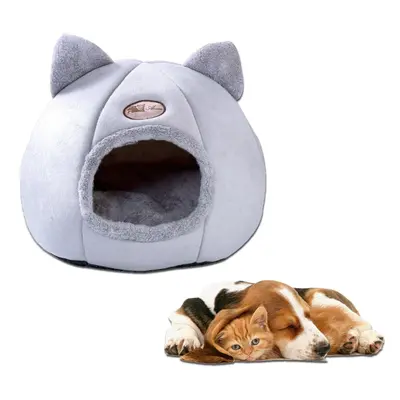 (XL) Pet Bed Dog House Kennel Doggy Warm Cushion Basket for Pet Fashion Strawberry Cave Cat Tent