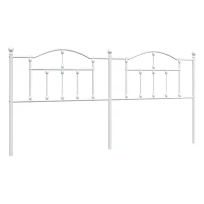 (white, cm) vidaXL Metal Headboard for Bedroom Bed Header Bed Headboard Tall Headboard