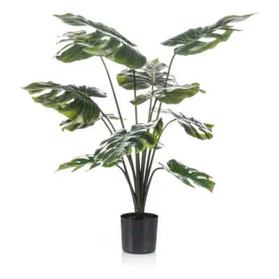 Emerald Artificial Monstera Plant 98cm in Pot Lifelike Realistic Flower Decor