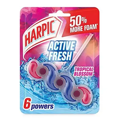 Harpic Toilet Rim Block Fresh Power - Tropical Blossom