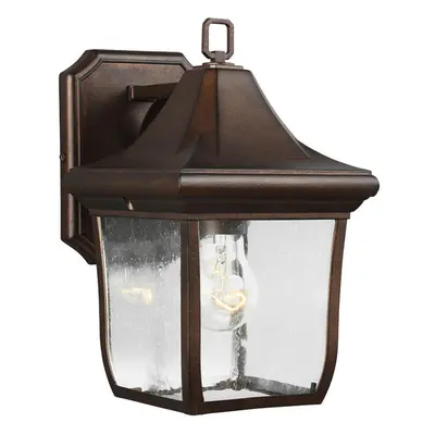 Outdoor IP44 Wall Light Sconce Patina Bronze LED E27 60W Bulb Outside External