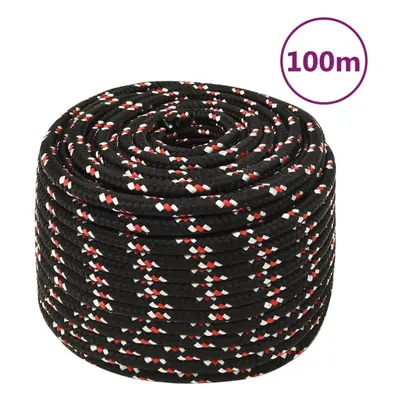 (black and red, mm/ m) Marine Rope Dock Coil Boat Line Polypropylene Rope Multi Sizes Multi Colo