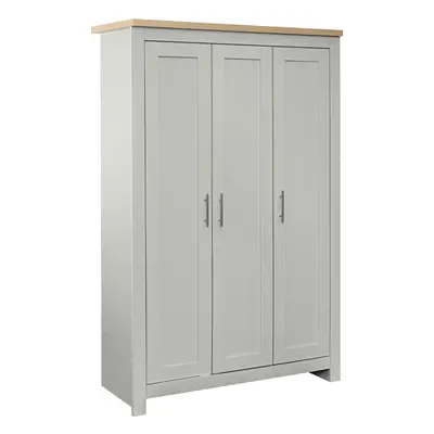 Birlea Highgate Door Wardrobe - Grey & Oak - Farmhouse Style