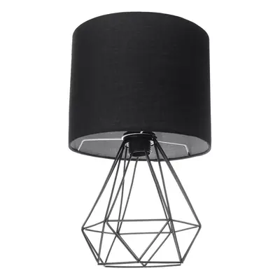 (Type C) Hollowed Out Modern Living-room Bedroom Bedside Table Lamp Desk Lamp With Shade