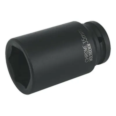 35mm Forged Deep Impact Socket - 3/4 Inch Sq Drive - Chromoly Wrench Socket