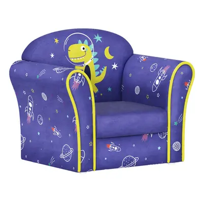 AIYAPLAY Kids Armchair Toddler Sofa Chair Bedroom Playroom, Planet Dinosaur