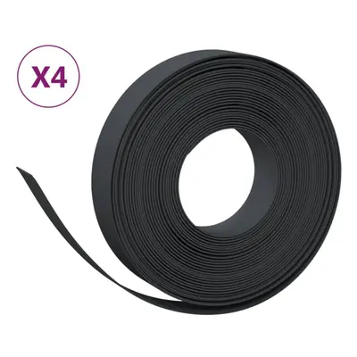 (black, x 0.1 m) vidaXL Garden Edging Patio Lawn Edging Garden Border Rolls pcs Polyethylene