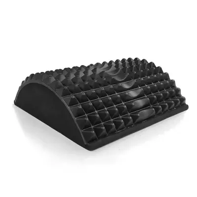 (Black) Procircle Abdominal Mat Core Massaging Spikes Full Range Motion Sit up & Back Stretcher 