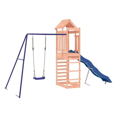 (solid douglas wood) vidaXL Outdoor Playset Playhouse Play Tower Playground Set Solid Wood Dougl