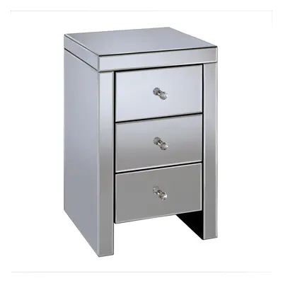 Seville Drawer Mirrored Bedside