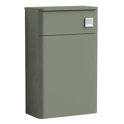 Floor Standing Concealed WC Toilet Unit - 500mm - Satin Green (Concealed Cistern Not Included)