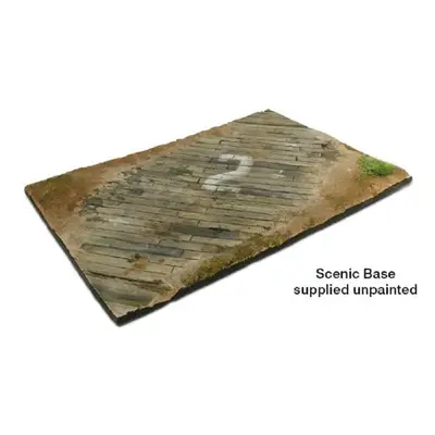 VALSC102 - Vallejo Scenics - 1:48 Wooden Airfield Section 31cm x 21cm