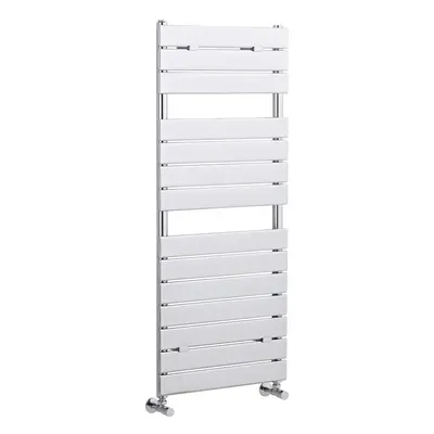 Heated Towel Rail with Flat Panels - BTU - 1213mm x 500mm - Chrome