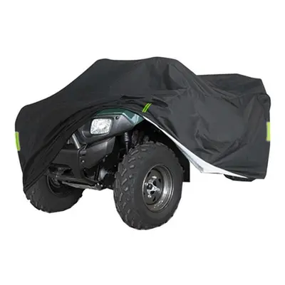 (all black, M-145x85x98cm) Universal Heavy Duty ATV ATC Cover Waterproof Dustproof Anti-UV Ripst