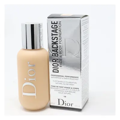 (1 Warm) Dior Backstage Face & Body Foundation 1.6oz/50ml New With Box